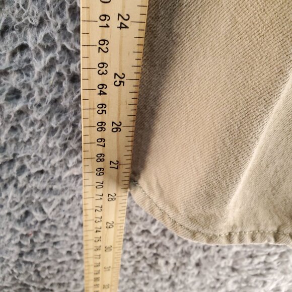 Levis Jeans Mens 28x30 Light Brown 501 Original Fit Cotton Straight Leg - Picture 7 of 10